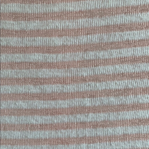 Peach and cream striped crop top - Picture 4 of 6